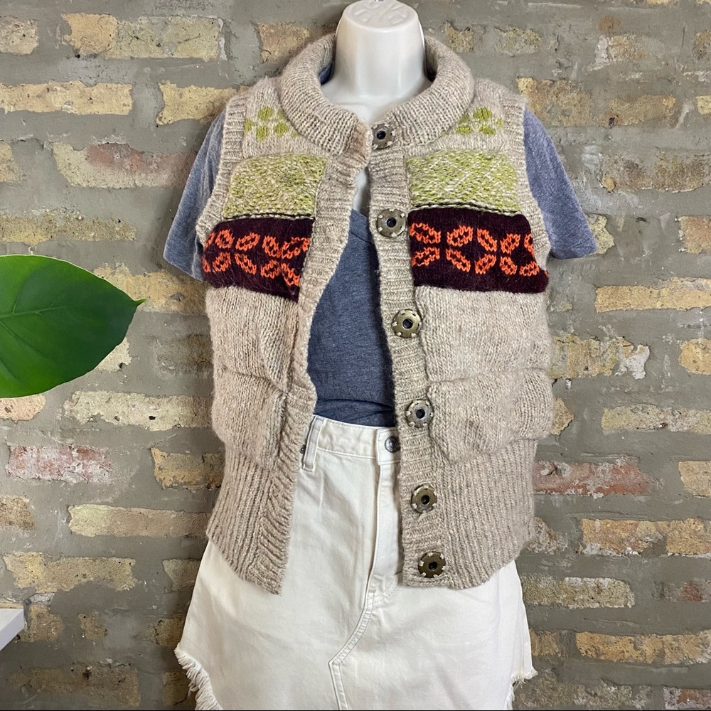 FREE PEOPLE ~ Cream Puff Sweater Vest